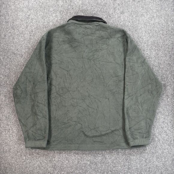 Vintage Columbia Men's Half Zip Fleece Pullover Medium Olive Green XM6362-F03 - Picture 3 of 9